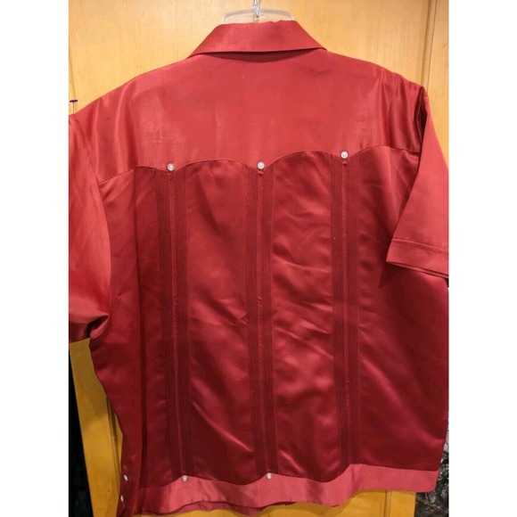 DiCaprio Copacabana Mens Shirt XL Polyester Four Pockets Embroidered‎ - Picture 3 of 4